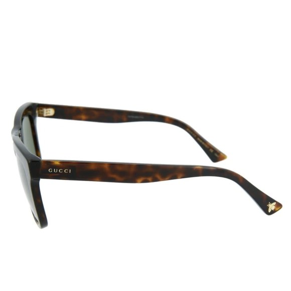 Gucci Square Brown Tortoise 54mm Sunglasses - Picture 3 of 3